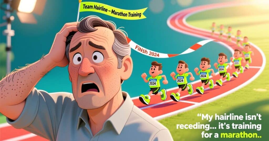 Best Hairline Jokes to Start With