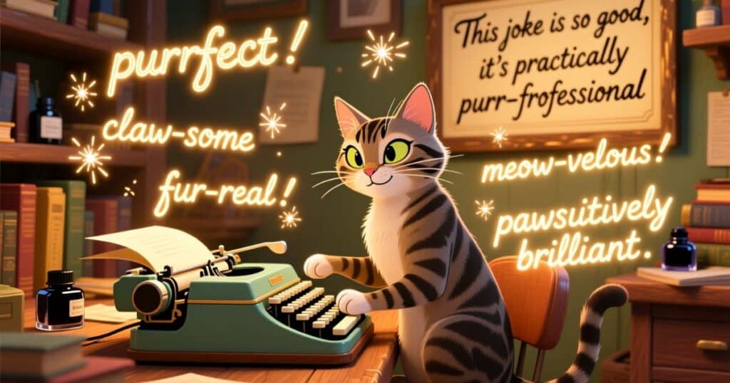 Clever Cat Puns and Wordplay Right Meow