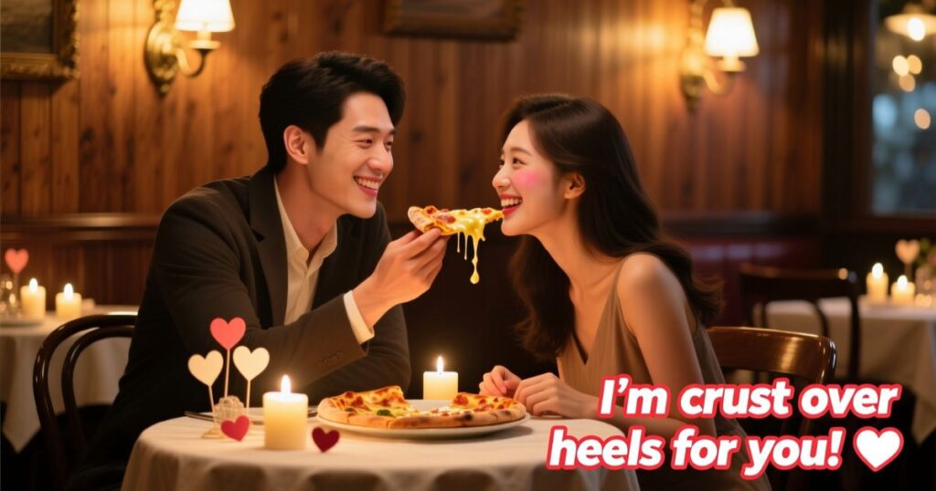 Romantic Pizza Puns to Impress Your Crush