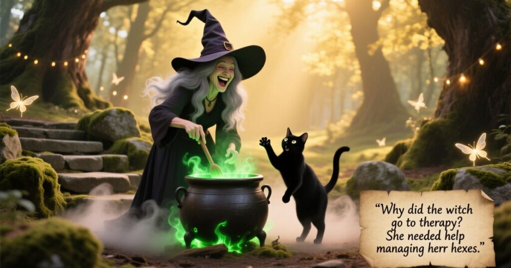 Witch Jokes That'll Cast a Laughing Spell