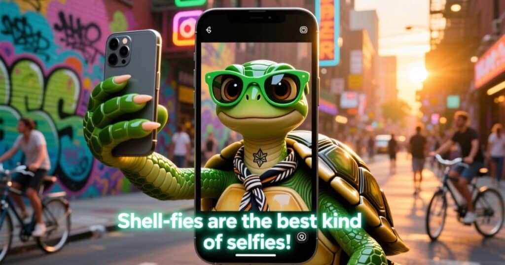 Turtle Puns for Instagram Captions